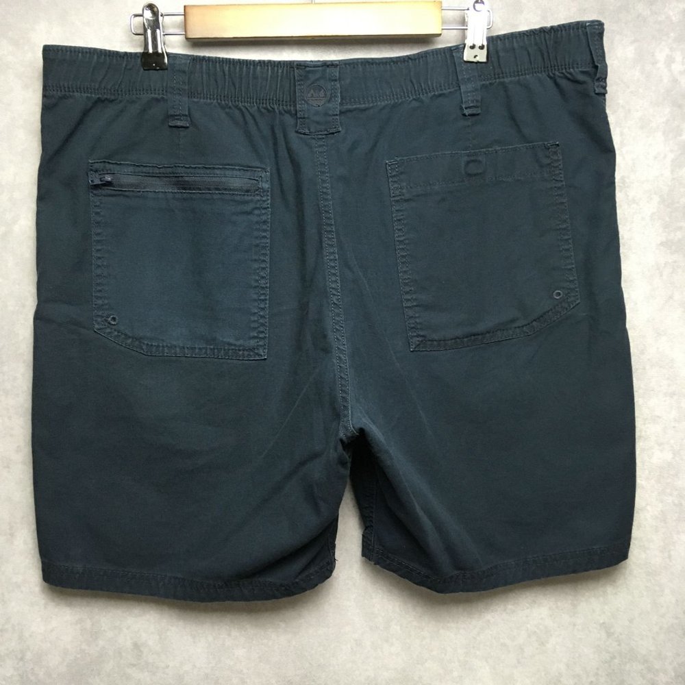 Wrangler Mens Cargo‎ Shorts 38 (Lot of 2) Blue Brown Zip Pocket Trail - Picture 6 of 10